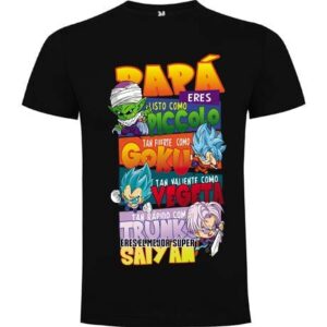 Los Eventos de la Tata. Camisetas Dragon Ball, para el Dia del Padre (L)