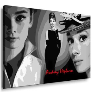 Diseño "Audrey Hepburn"/imagen 100 x 70 cm/Lienzo Montado Sobre Bastidor/lienzo, fotografía, carteles, diseño Pop Art, arte - decoración imágenes