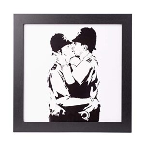Grupo Erik Cuadro Decorativo Banksy Bobbies Kissing
