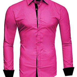Kayhan Hombre Camisa, TwoFace Pink XXL