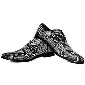 Modello Papirello - EU 39 - US 6 - UK 5-24,7 cm - Cuero Italiano Hecho A Mano Hombre Piel Color Negro Zapatos Vestir Oxfords - Cuero Ante - Encaje