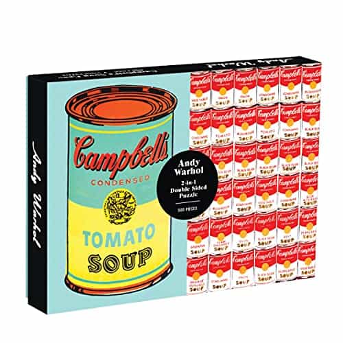 Puzzle, Andy Warhol Soup Can 2-Sided 500 Piece Puzzle