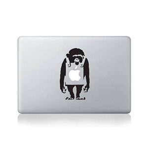 BBMedia - Pegatina para Macbook Air 11 y 13 pulgadas y Macbook 13, 15 y 17 pulgadas, diseño de mono de Banksy
